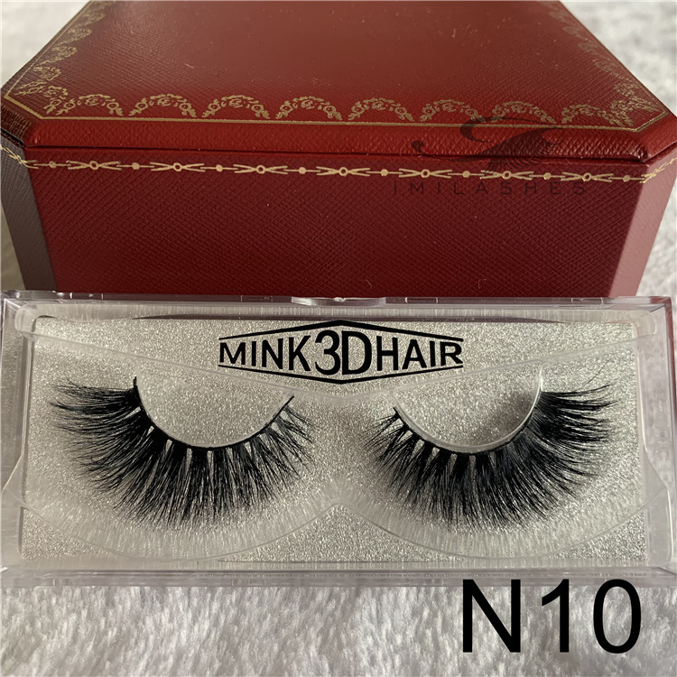 Real individual 3D mink lash extensions 